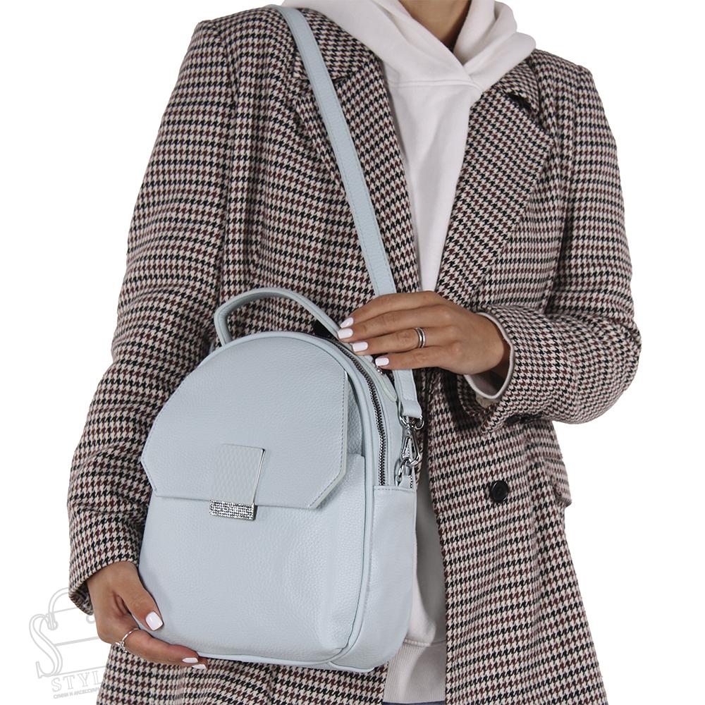 Рюкзак женский 69162 l.blue Velina Fabbiano-Safenta/30