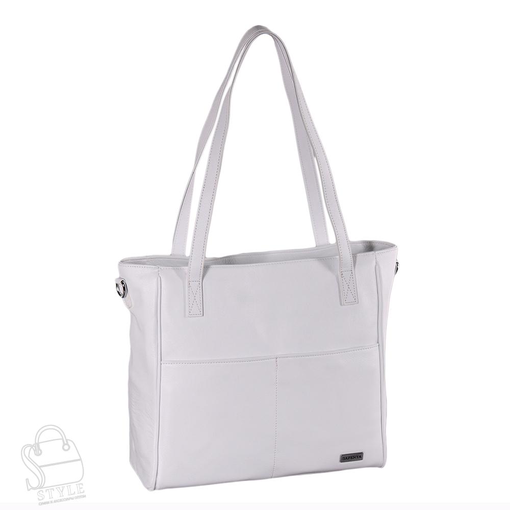 Сумка женская кожаная 98051 white Velina Fabbiano-Safenta/30 в Новосибирске