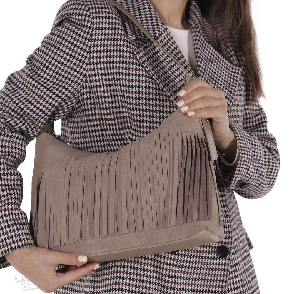 Сумка женская кожаная 3631VGAA khaki Vitelli Grassi