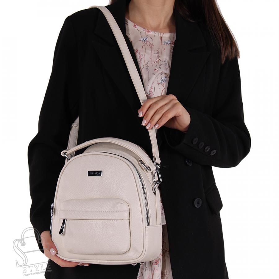 Рюкзак женский 69152 beige Velina Fabbiano-Safenta/50