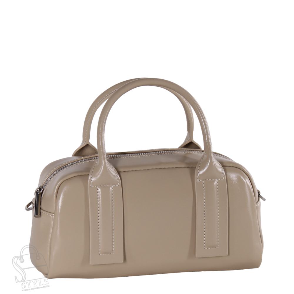 Сумка женская кожаная 7241PE apricot Polina&Eiterou