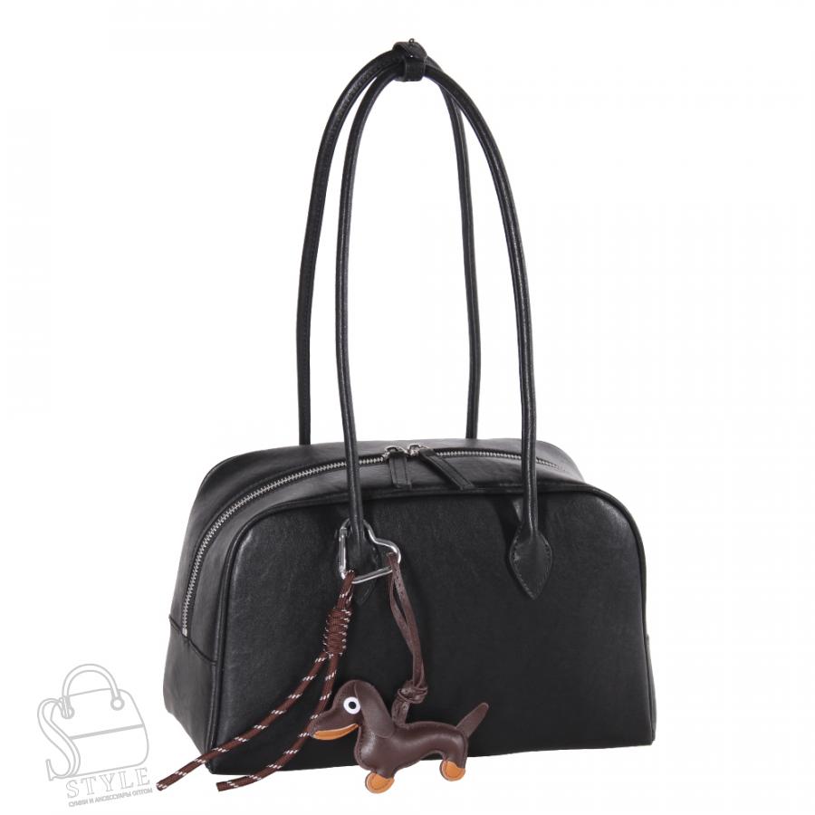 Сумка женская кожаная 9036NN black Natale Navetta