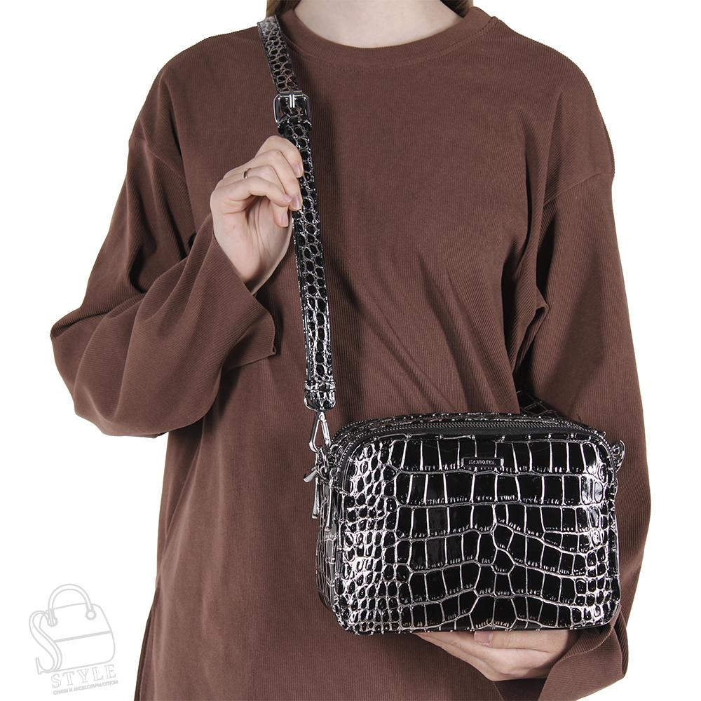 Сумка женская 270129-3 black Velina Fabbiano-Safenta/50 в Новосибирске
