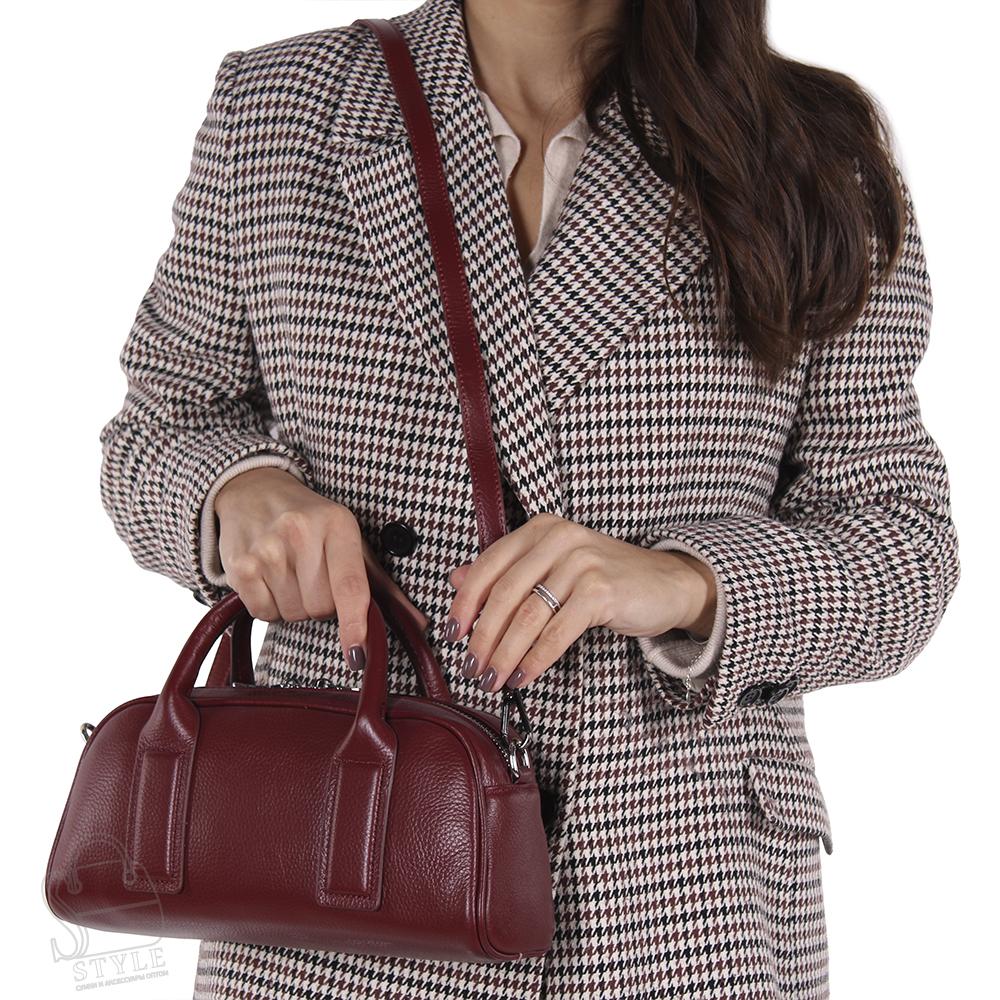 Сумка женская кожаная 668NN brown Natale Navetta