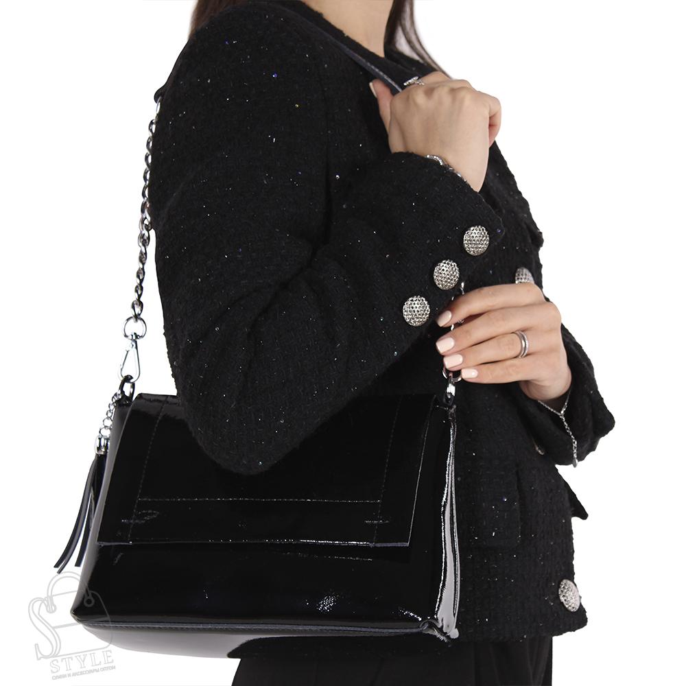 Сумка женская кожаная 8722-3NN black Natale Navetta