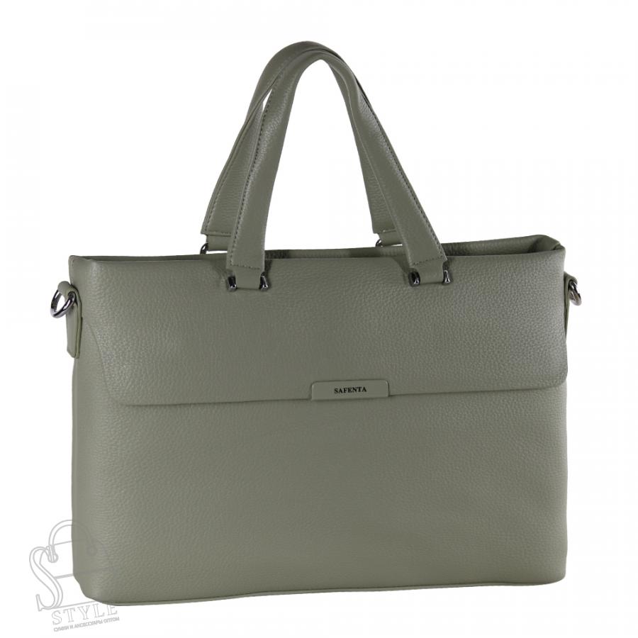 Сумка женская 593362 gray green Velina Fabbiano-Safenta в Новосибирске