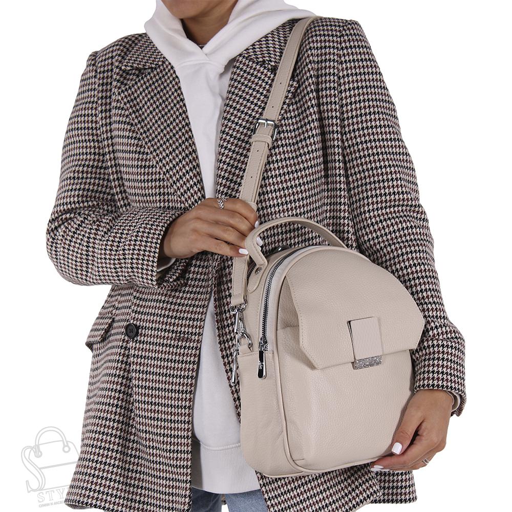 Рюкзак женский 69162 beige Velina Fabbiano-Safenta/30