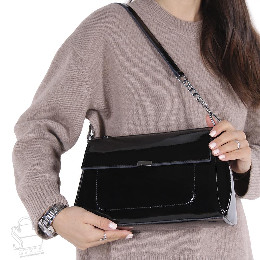 Сумка женская кожаная 8721-3NN black Natale Navetta