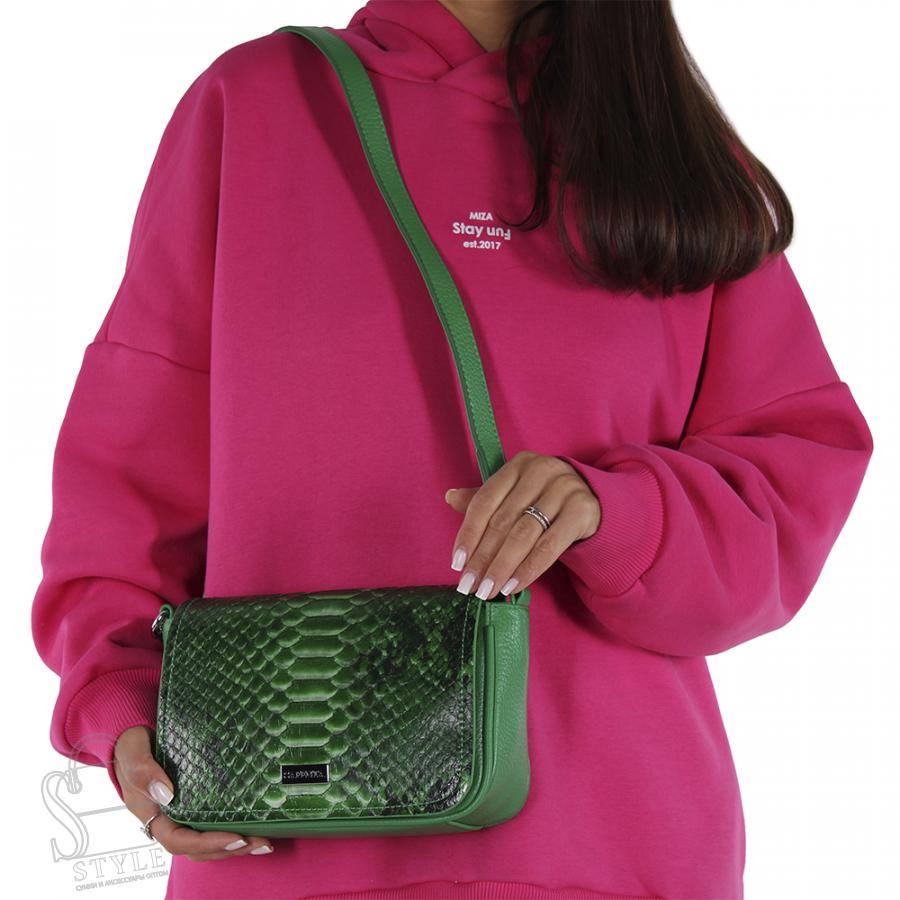 Сумка женская 29202-1 green Velina Fabbiano-Safenta/50 в Новосибирске