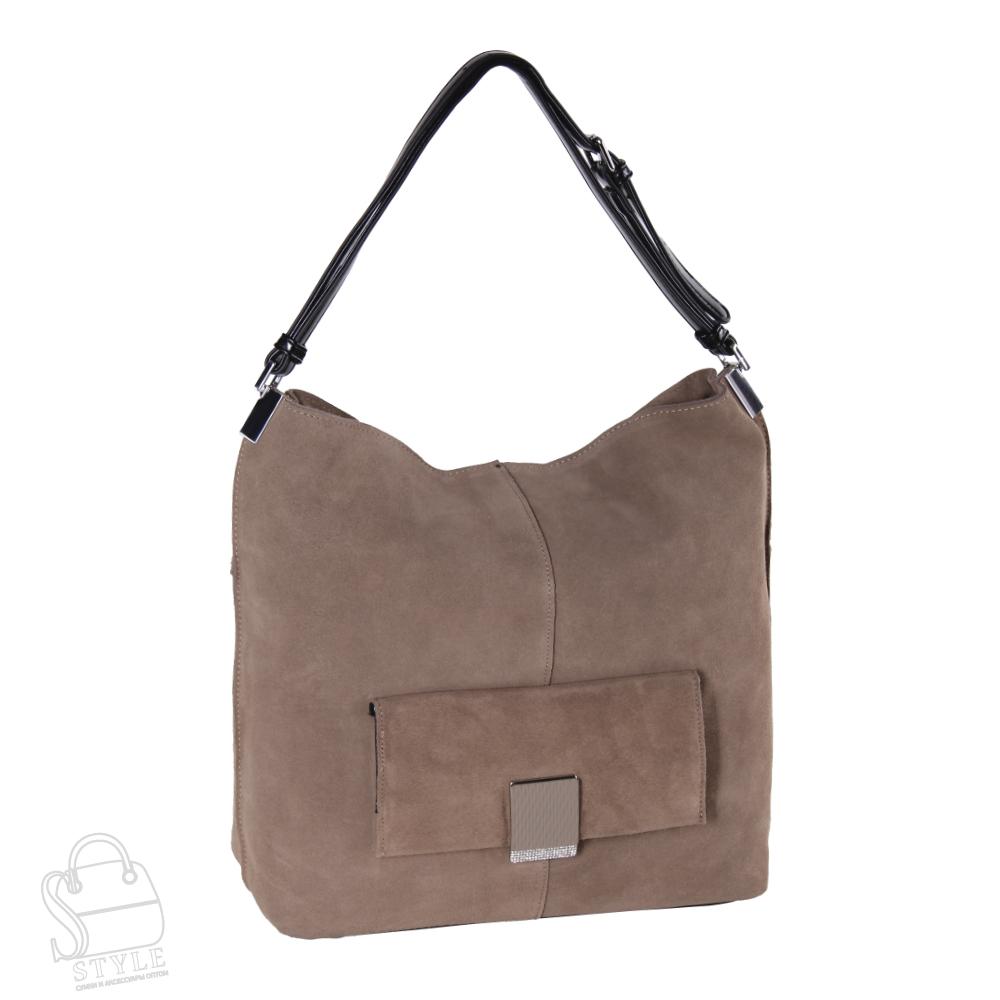 Сумка женская кожаная 99505AA khaki Velina Fabbiano-Safenta