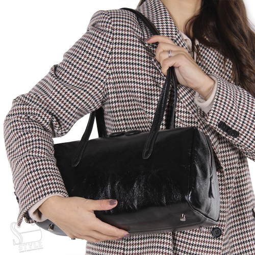 Сумка женская кожаная 2289VG black Vitelli Grassi