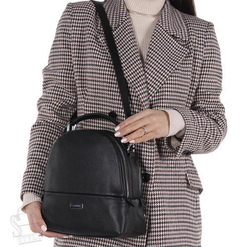 Рюкзак женский 670091 black Velina Fabbiano-Safenta/30