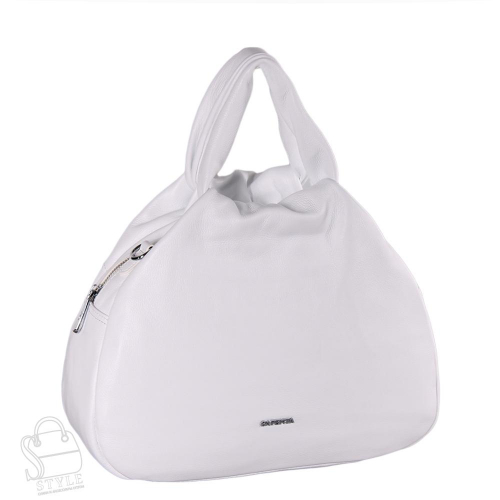 Сумка женская кожаная 99477 white Velina Fabbiano-Safenta/30