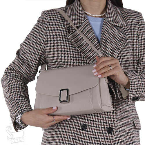 Сумка женская кожаная 6638VG beige Vitelli Grassi