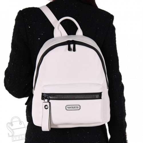 Рюкзак женский 69157 white Velina Fabbiano-Safenta/30  в Новосибирске