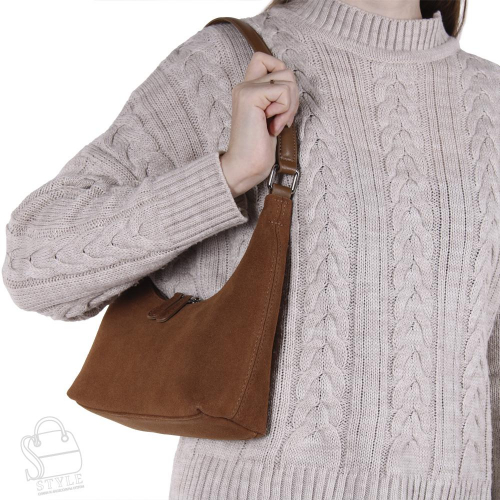 Сумка женская кожаная 99076-1NNAA brown Natale Navetta