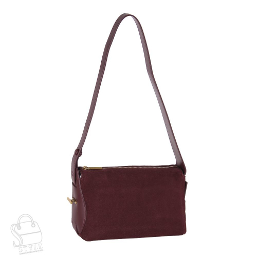 Сумка женская кожаная 5736BDAA wine red Baidou