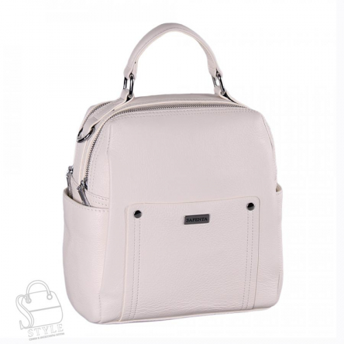 Рюкзак женский кожаный 99353-2 beige Velina Fabbiano-Safenta/20