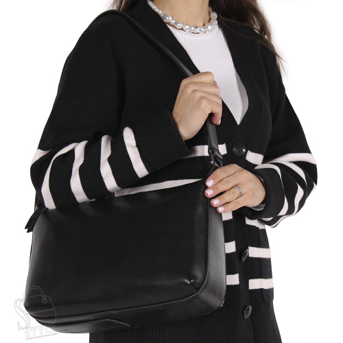 Сумка женская кожаная 9978NN black Natale Navetta
