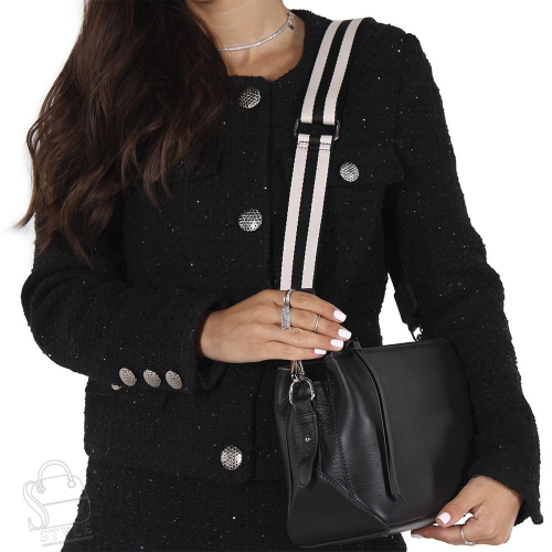 Сумка женская кожаная 79022NN black Natale Navetta
