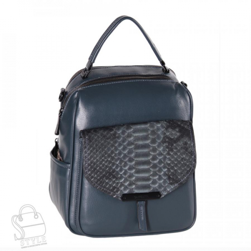 Рюкзак женский 69088-3 gray blue Velina Fabbiano-Safenta/50 в Новосибирске