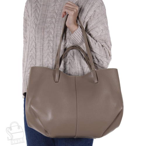 Сумка женская кожаная 7895NN apricot Natale Navetta
