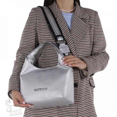 Сумка женская  5184 silver Velina Fabbiano-Safenta в Новосибирске