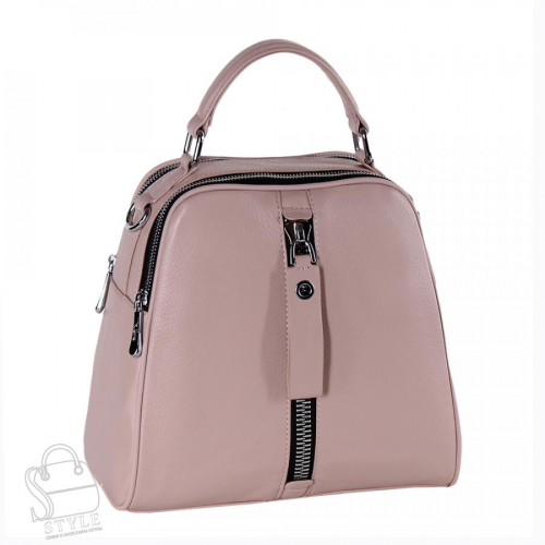 Рюкзак женский кожаный 99451 pink Velina Fabbiano-Safenta/30