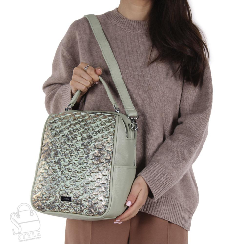 Рюкзак женский 69088-2 l.green Velina Fabbiano-Safenta/50