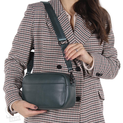Сумка женская кожаная 6021NN green Natale Navetta