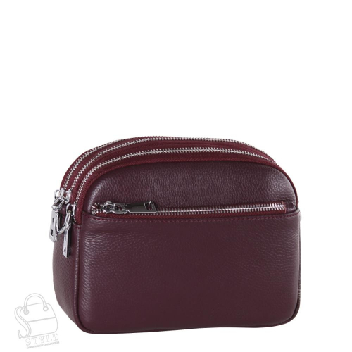 Сумка женская кожаная 8081NN wine red Natale Navetta