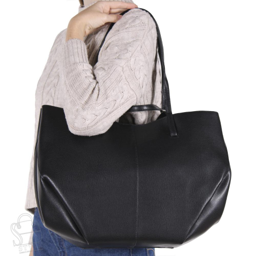 Сумка женская кожаная 7895NN black Natale Navetta