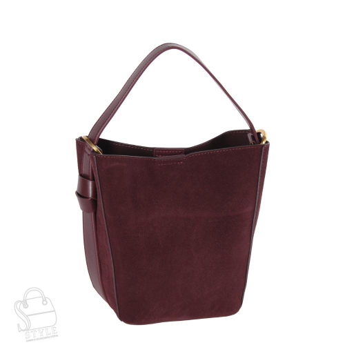 Сумка женская кожаная 6456BDAA wine red Baidou