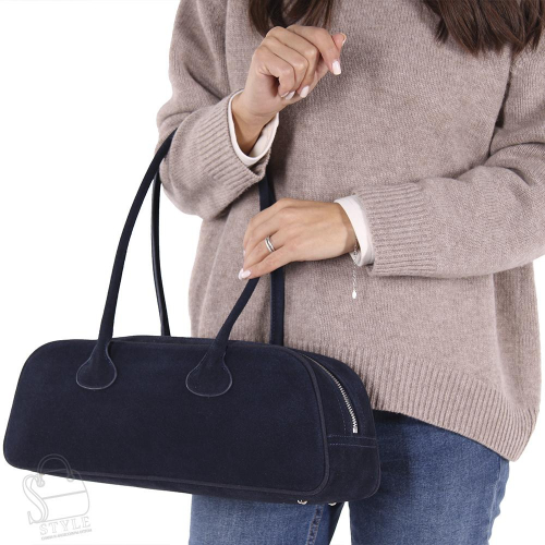Сумка женская кожаная 8636VGAA d.blue Vitelli Grassi