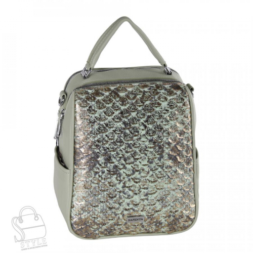 Рюкзак женский 69088-2 l.green Velina Fabbiano-Safenta/50