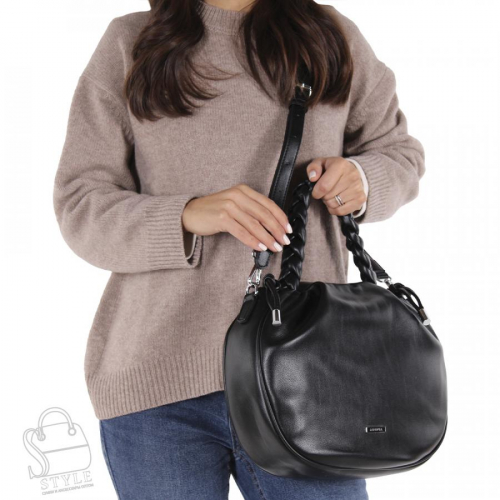 Сумка женская  593392 black Velina Fabbiano-Safenta/50