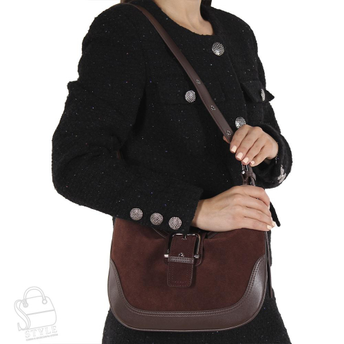 Сумка женская кожаная 990178NNAA coffee Natale Navetta
