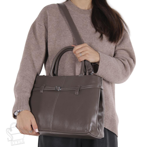 Сумка женская кожаная 6698VG khaki Vitelli Grassi