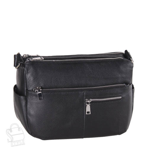 Сумка женская кожаная 8531VG black Vitelli Grassi