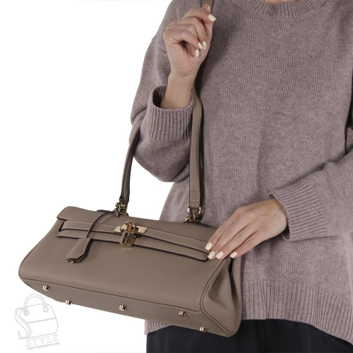 Сумка женская кожаная 6198VG apricot Vitelli Grassi