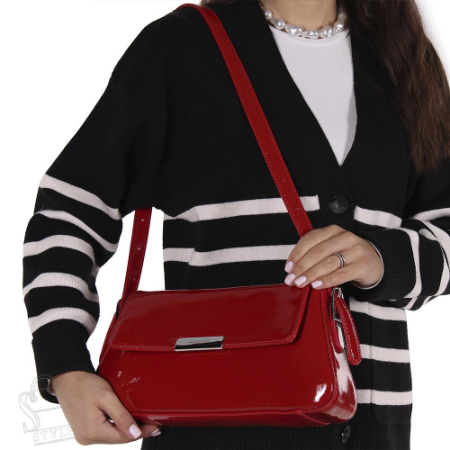 Сумка женская кожаная 98279 red Velina Fabbiano-Safenta
