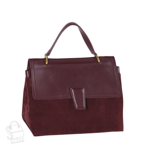 Сумка женская кожаная 68870BDAA wine red Baidou
