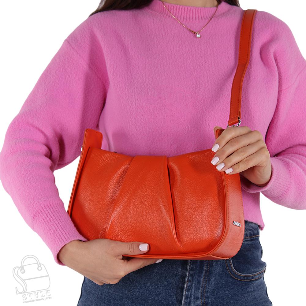 Сумка женская кожаная 98086 orange Velina Fabbianno-Safenta/30