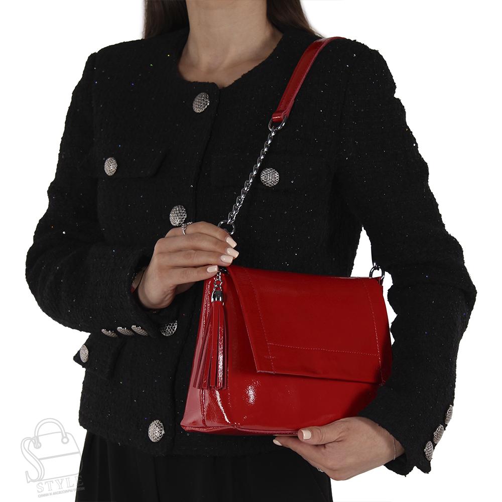 Сумка женская кожаная 8722-3NN red Natale Navetta