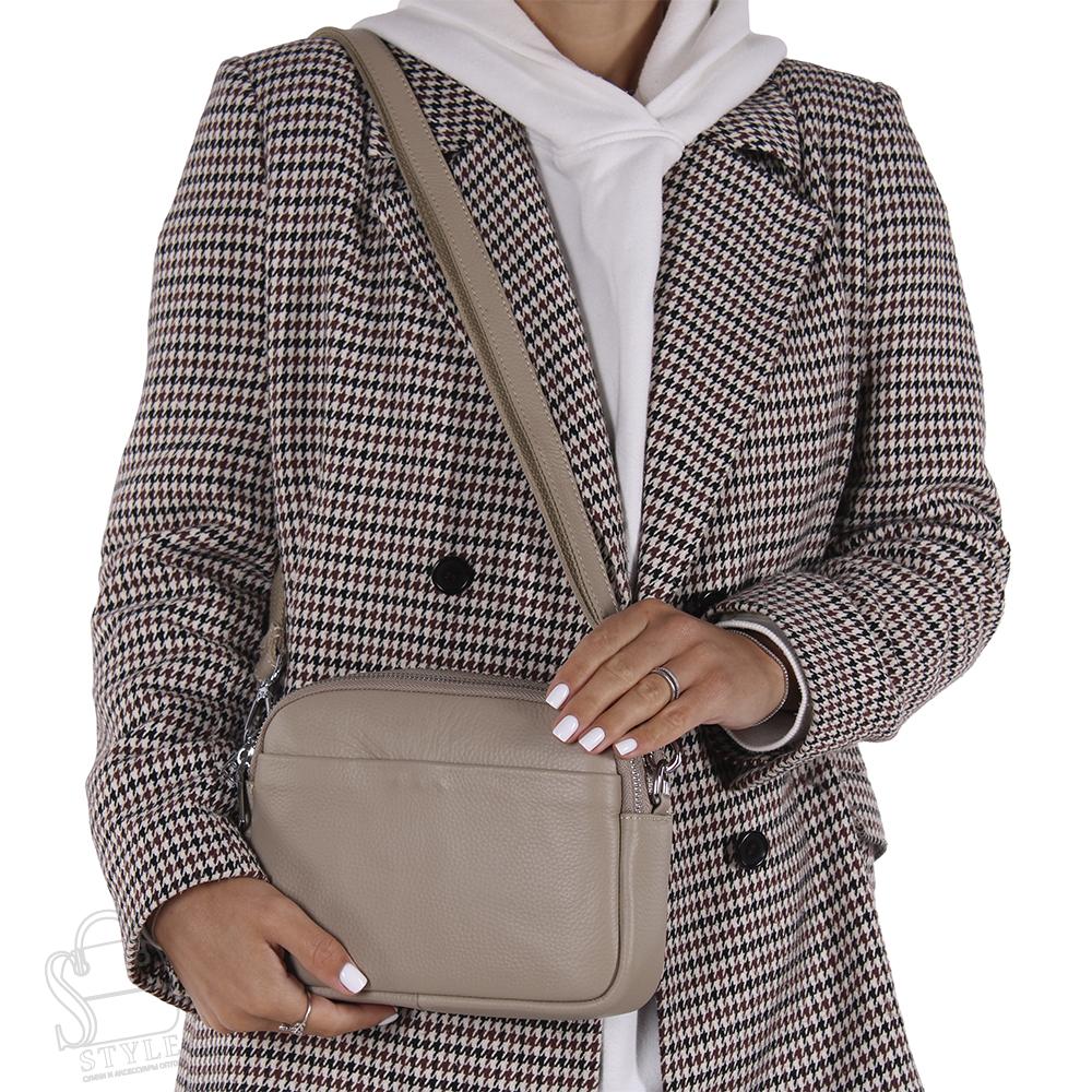 Сумка женская кожаная 8080NN beige Natale Navetta