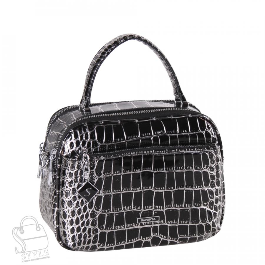 Сумка женская 270160 black Velina Fabbiano-Safenta/50 в Новосибирске