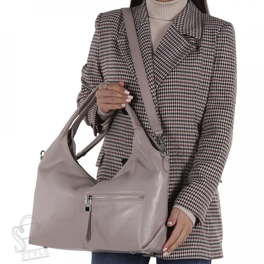 Сумка женская кожаная 0908C b.apricot Polina&Eiterou