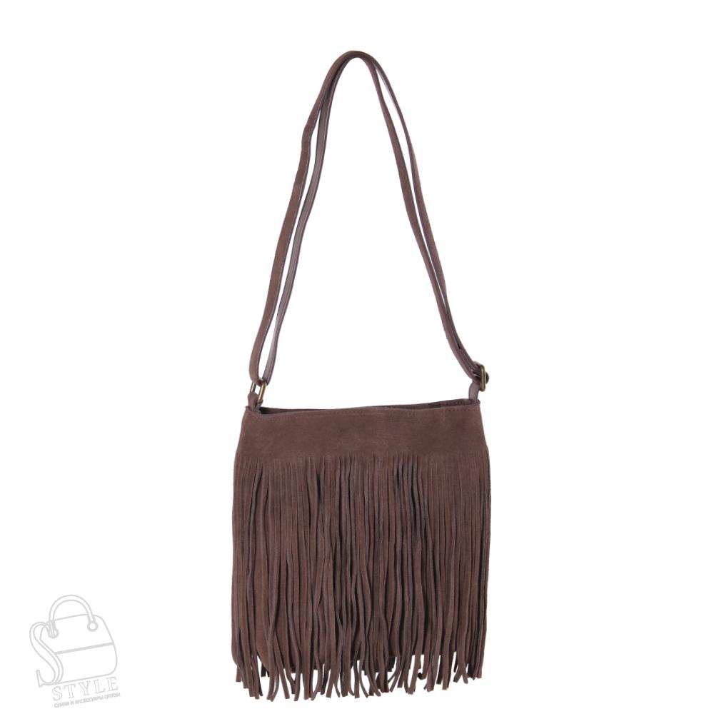 Сумка женская кожаная 210VGAA coffee Vitelli Grassi