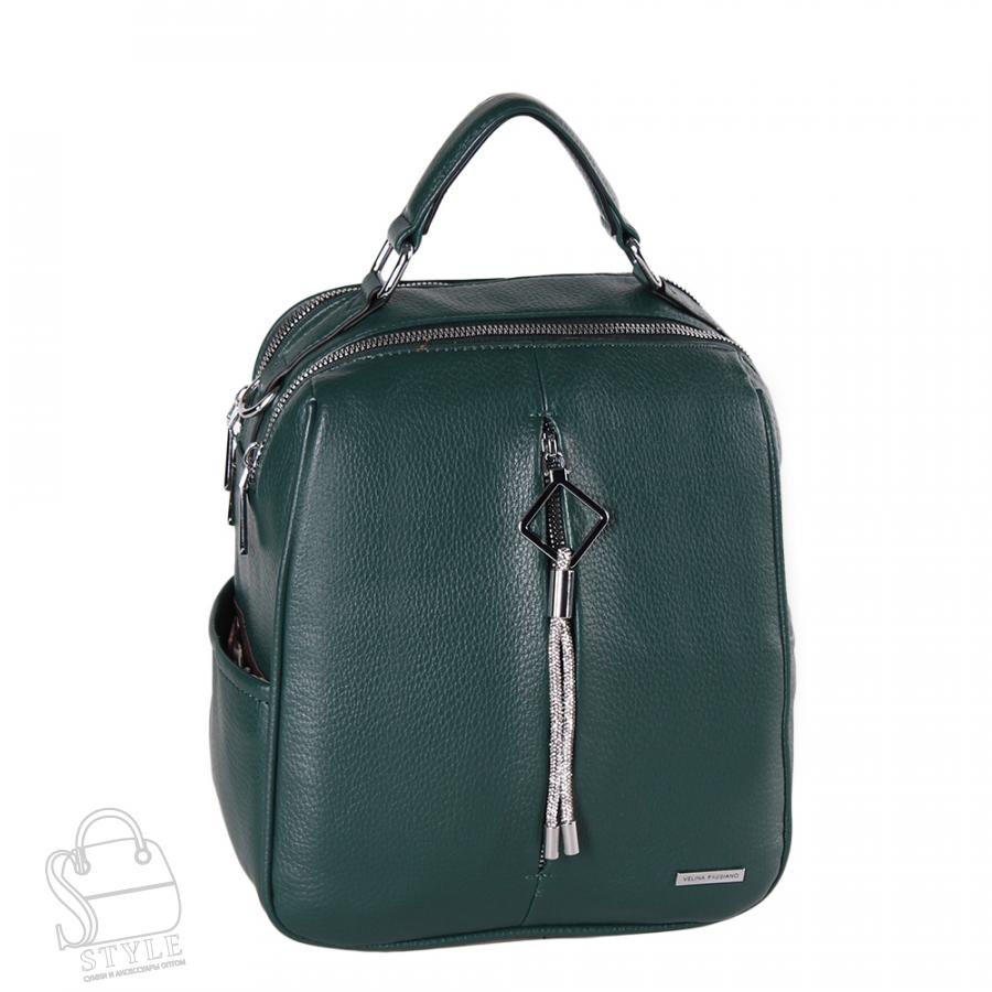 Рюкзак женский 69088-1 green Velina Fabbiano/30 в Новосибирске
