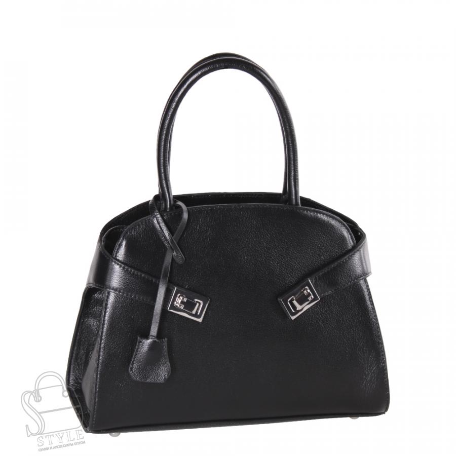 Сумка женская кожаная 6699VG black Vitelli Grassi
